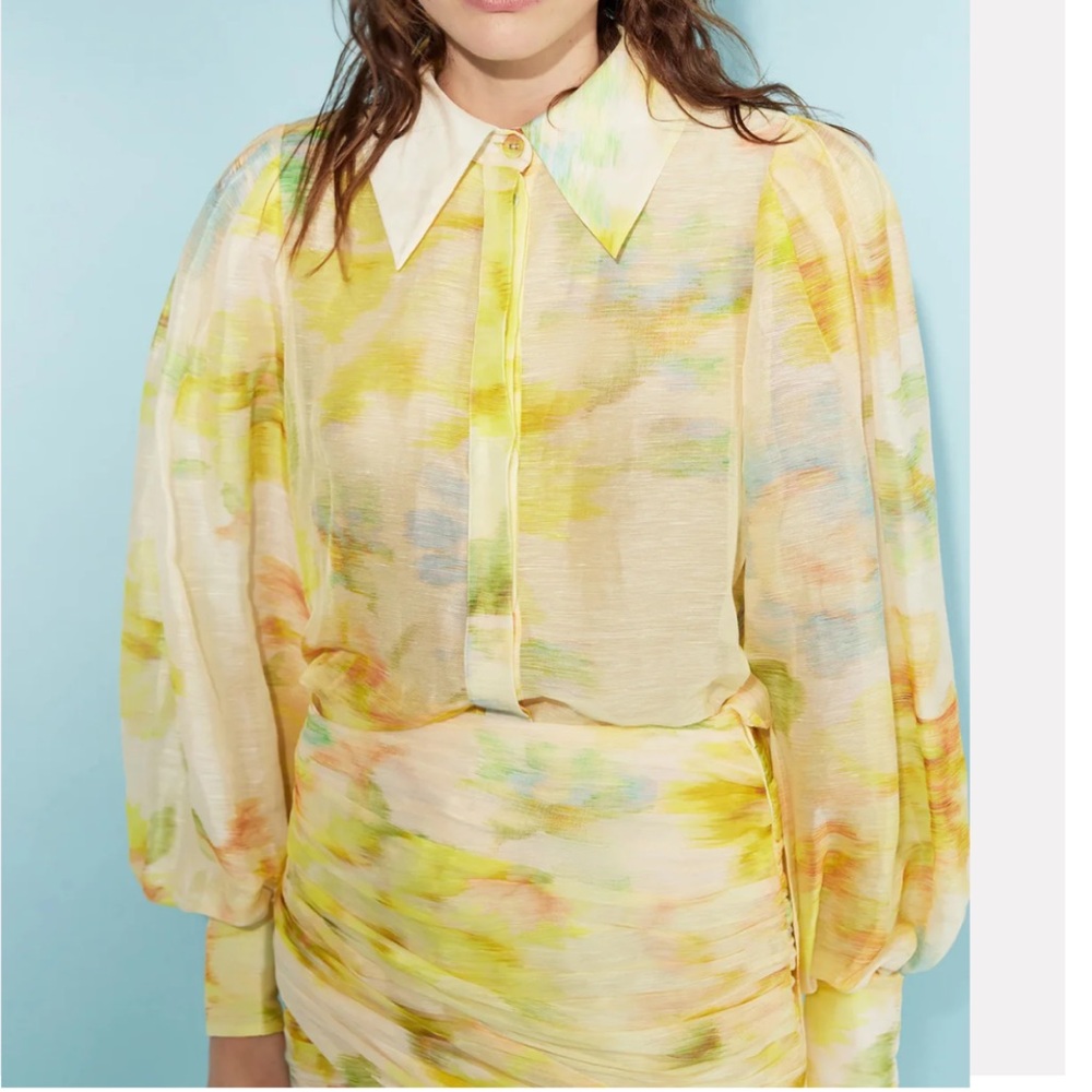 Antipodean Illuminate Balloon Sleeve Blouse